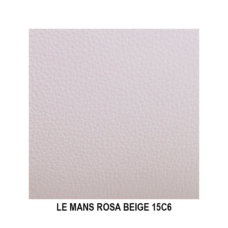 Cama Cuzco Natuzzi King Size piel Le mans rosa beige