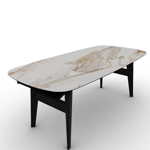 Mesa Abrey Rounded Extensible 200 cm para Comedor