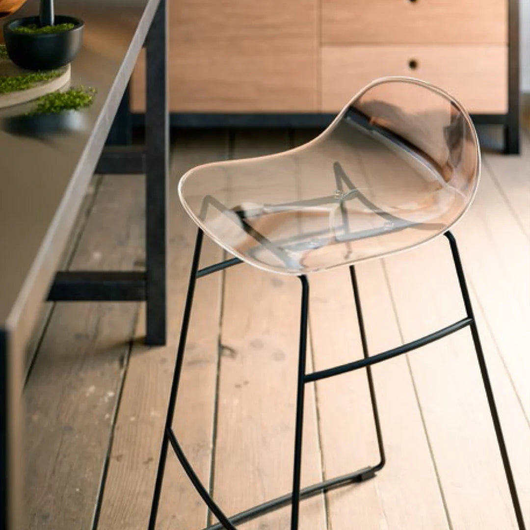 Banco Academy bajo de metal policarbonato. Muebles Italianos