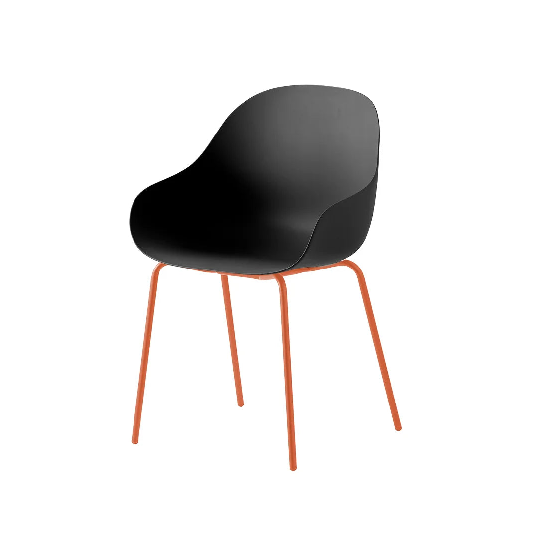 Silla para comedor Academy sustentable de metal. Muebles Italianos variant