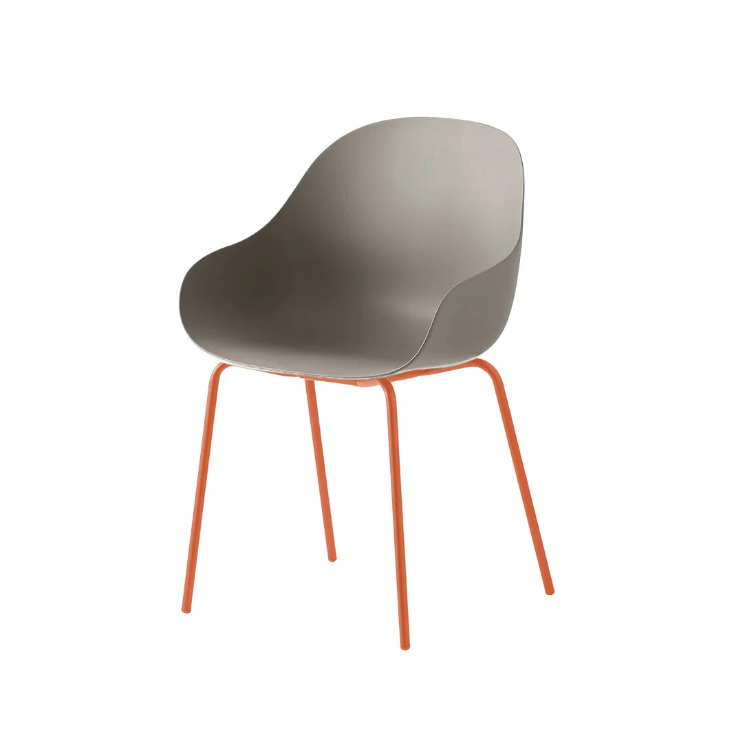 Silla para comedor Academy sustentable de metal. Muebles Italianos variant