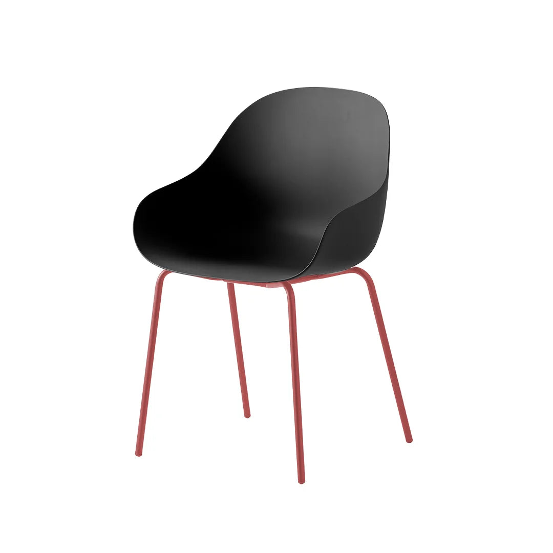 Silla para comedor Academy sustentable de metal. Muebles Italianos variant