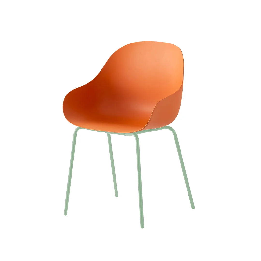 Silla para comedor Academy sustentable de metal. Muebles Italianos variant