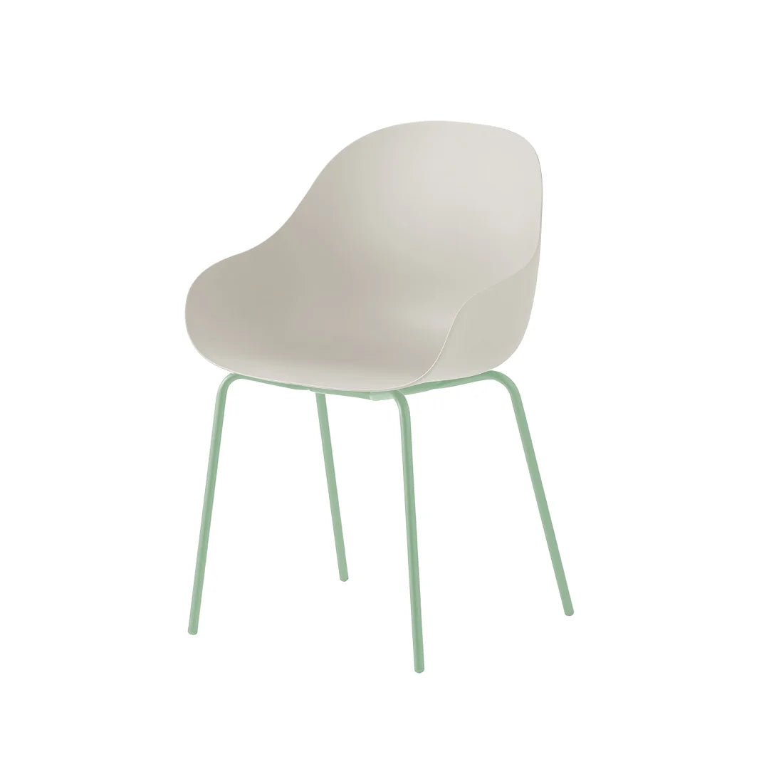 Silla para comedor Academy sustentable de metal. Muebles Italianos variant