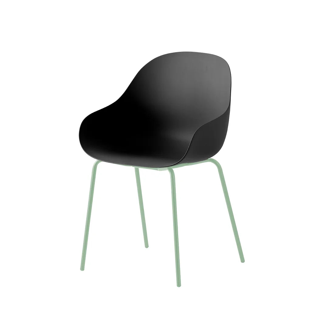 Silla para comedor Academy sustentable de metal. Muebles Italianos variant