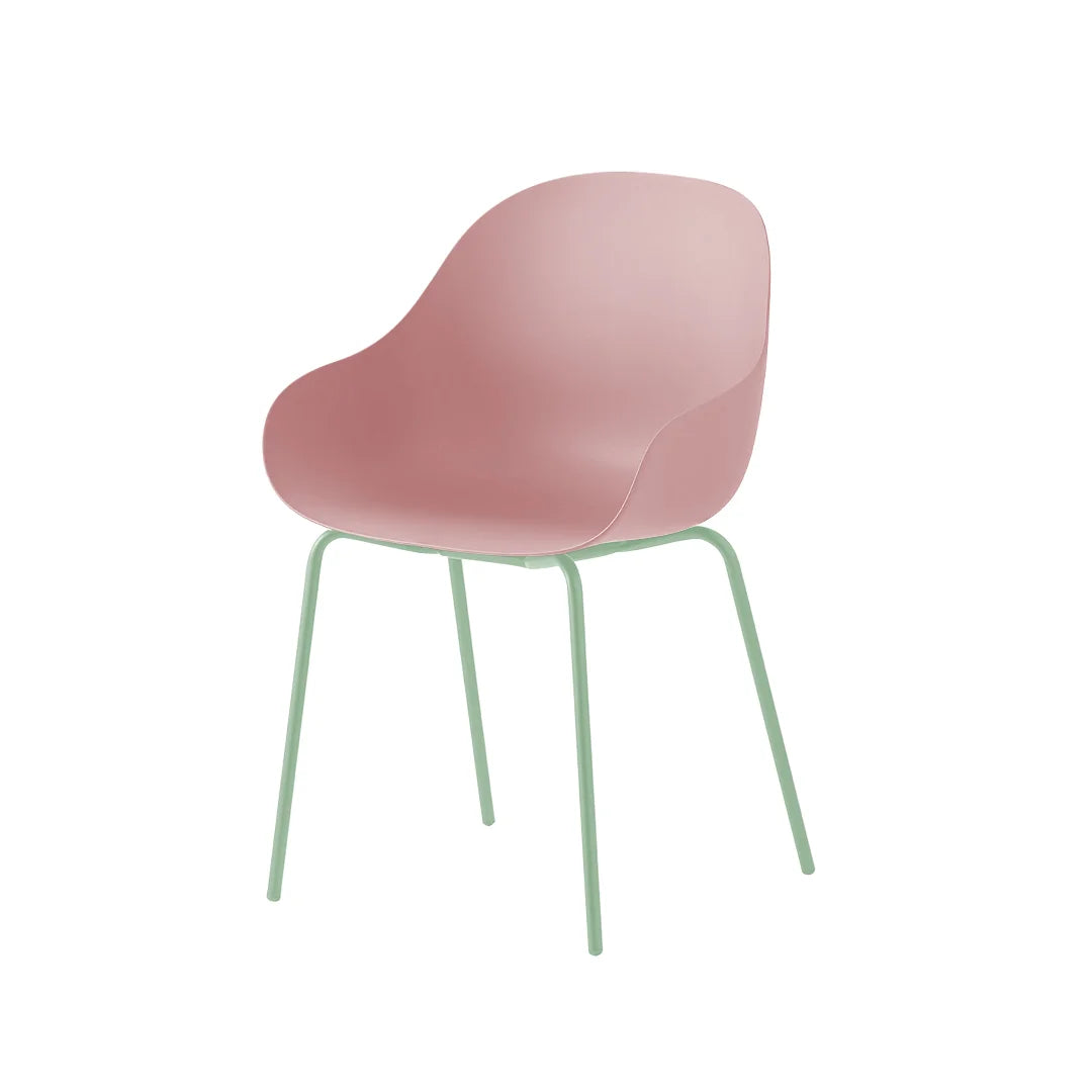 Silla para comedor Academy sustentable de metal. Muebles Italianos variant