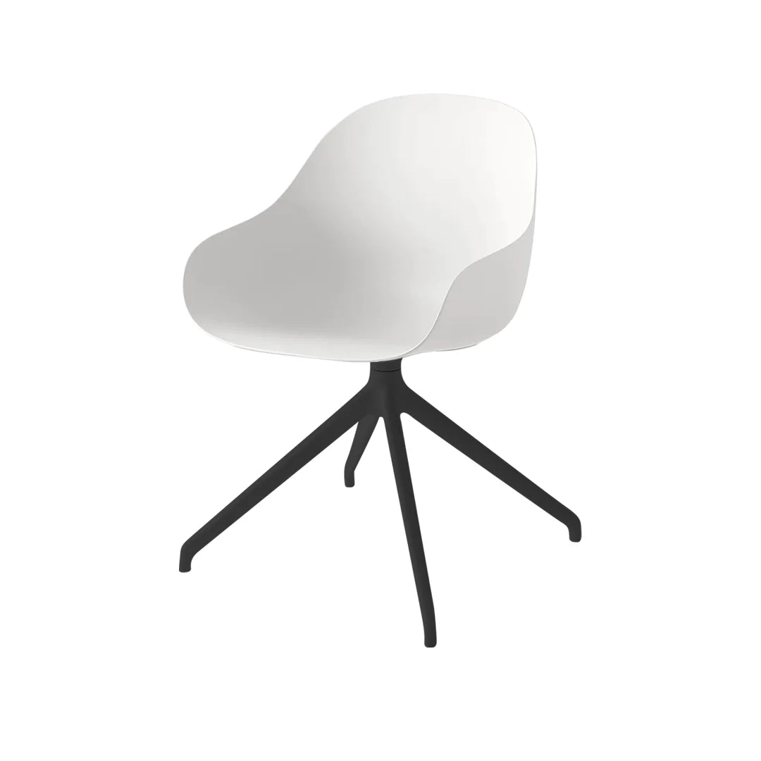 Silla giratoria Academy 180º sustentable con brazos. Muebles Italianos variant