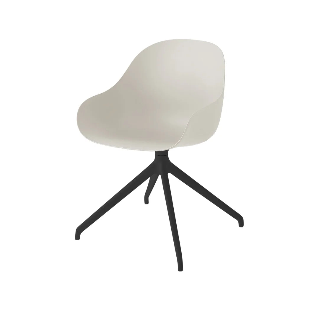 Silla giratoria Academy 180º sustentable con brazos. Muebles Italianos variant