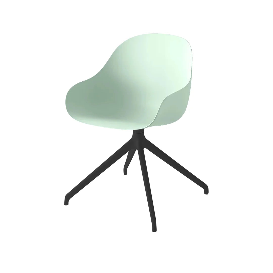 Silla giratoria Academy 180º sustentable con brazos. Muebles Italianos variant