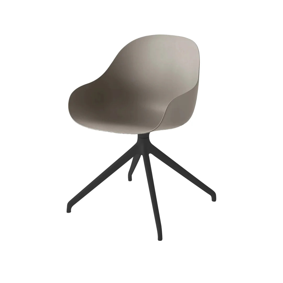 Silla giratoria Academy 180º sustentable con brazos. Muebles Italianos variant