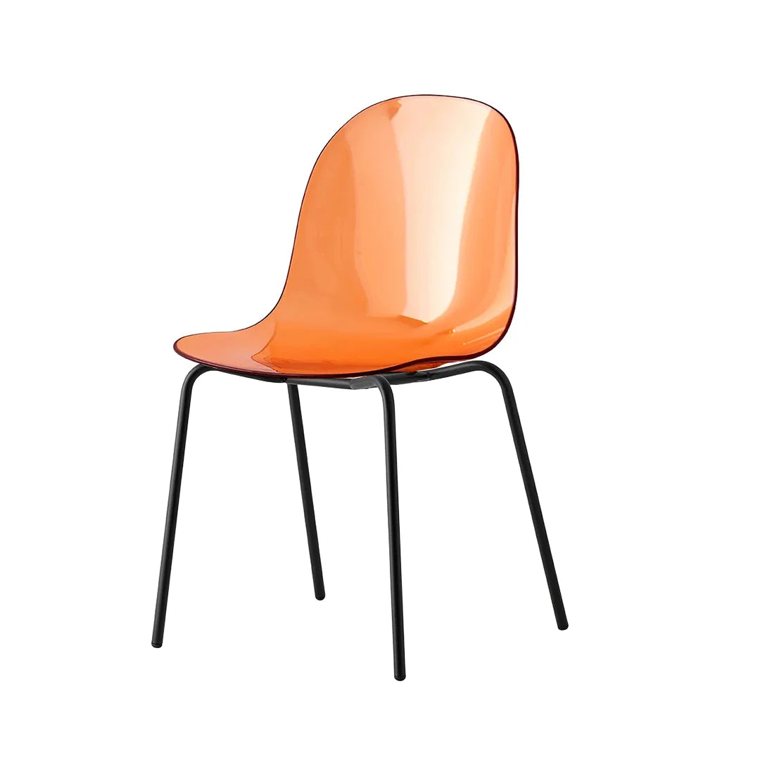 Silla para comedor Academy de metal y transparente. Muebles Italianos variant
