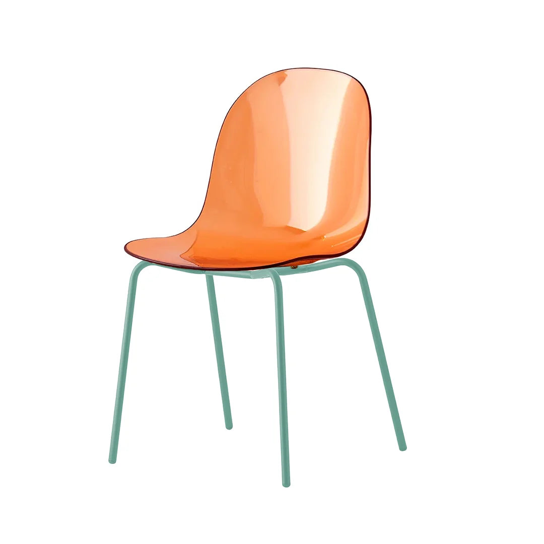 Silla para comedor Academy de metal y transparente. Muebles Italianos variant
