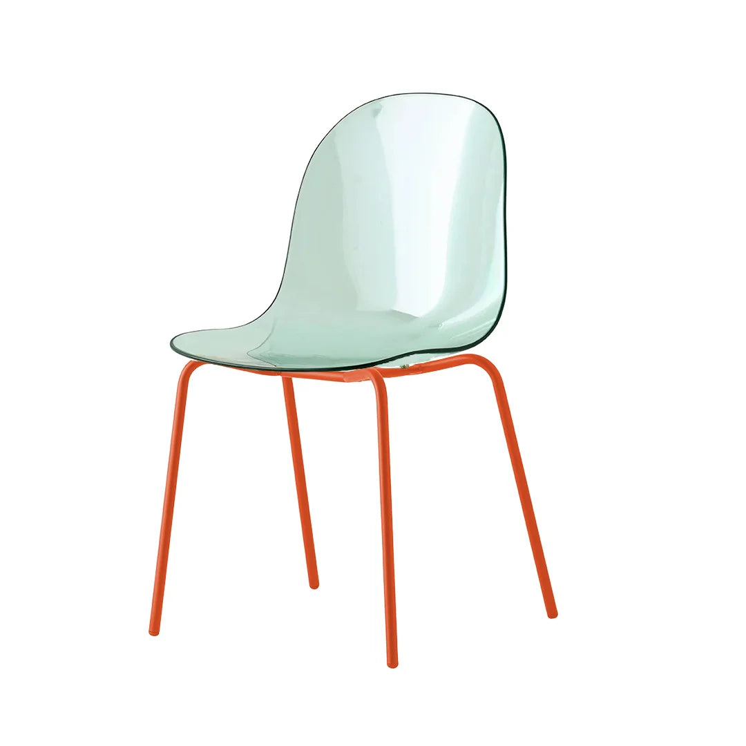 Silla para comedor Academy de metal y transparente. Muebles Italianos variant