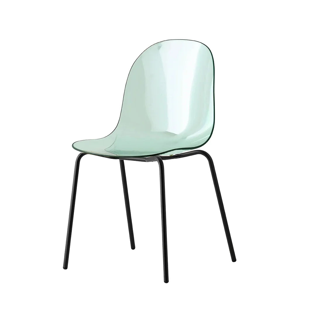 Silla para comedor Academy de metal y transparente. Muebles Italianos variant