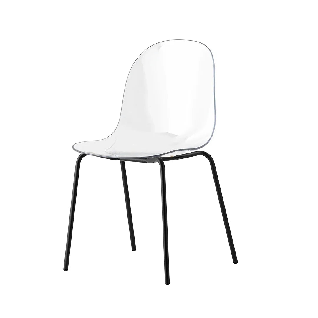 Silla para comedor Academy de metal y transparente. Muebles Italianos variant