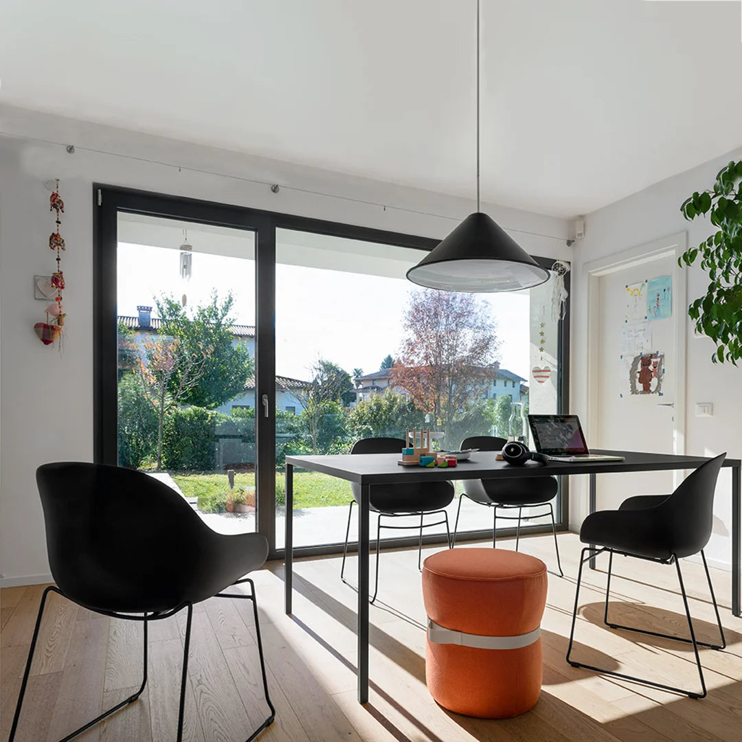 Silla de comedor Academy sustentable de patín. Muebles Italianos