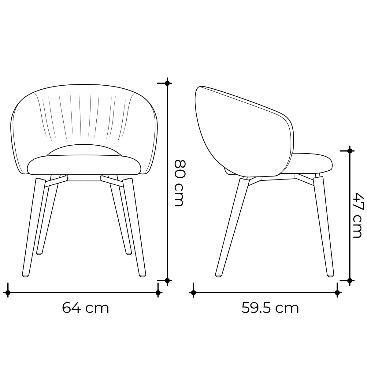 Silla giratoria Anime de metal