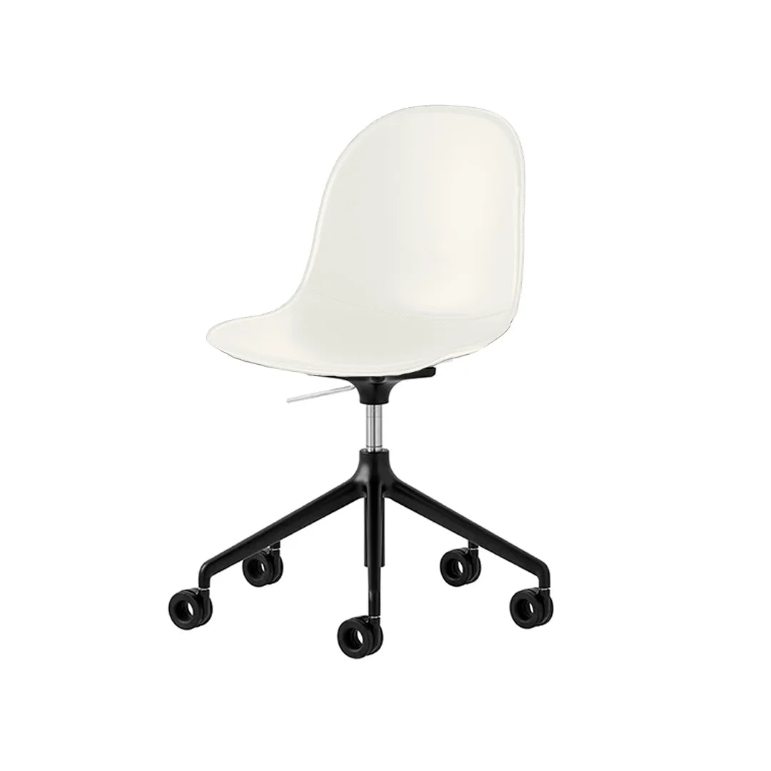 Silla Academy de Piel con Ruedas para Oficina. Muebles Italianos variant