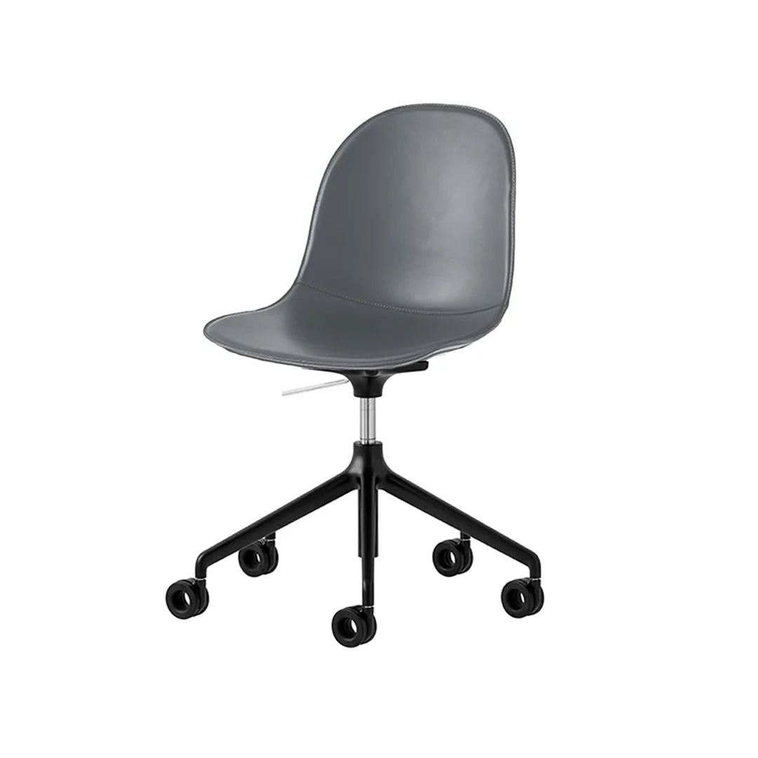 Silla Academy de Piel con Ruedas para Oficina. Muebles Italianos variant