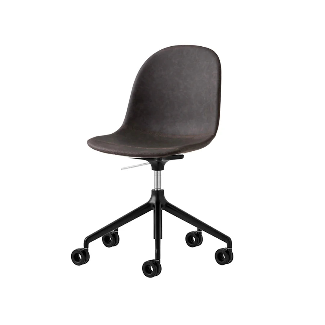 Silla Academy tipo Piel con Ruedas para Oficina. Muebles Italianos variant