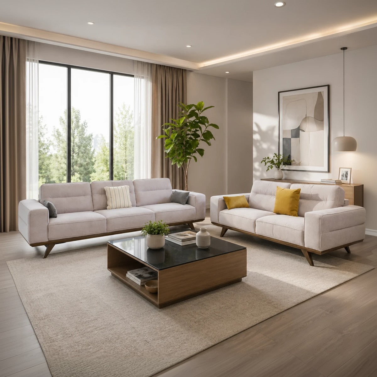 Love seat Adrenalina Natuzzi en tela
