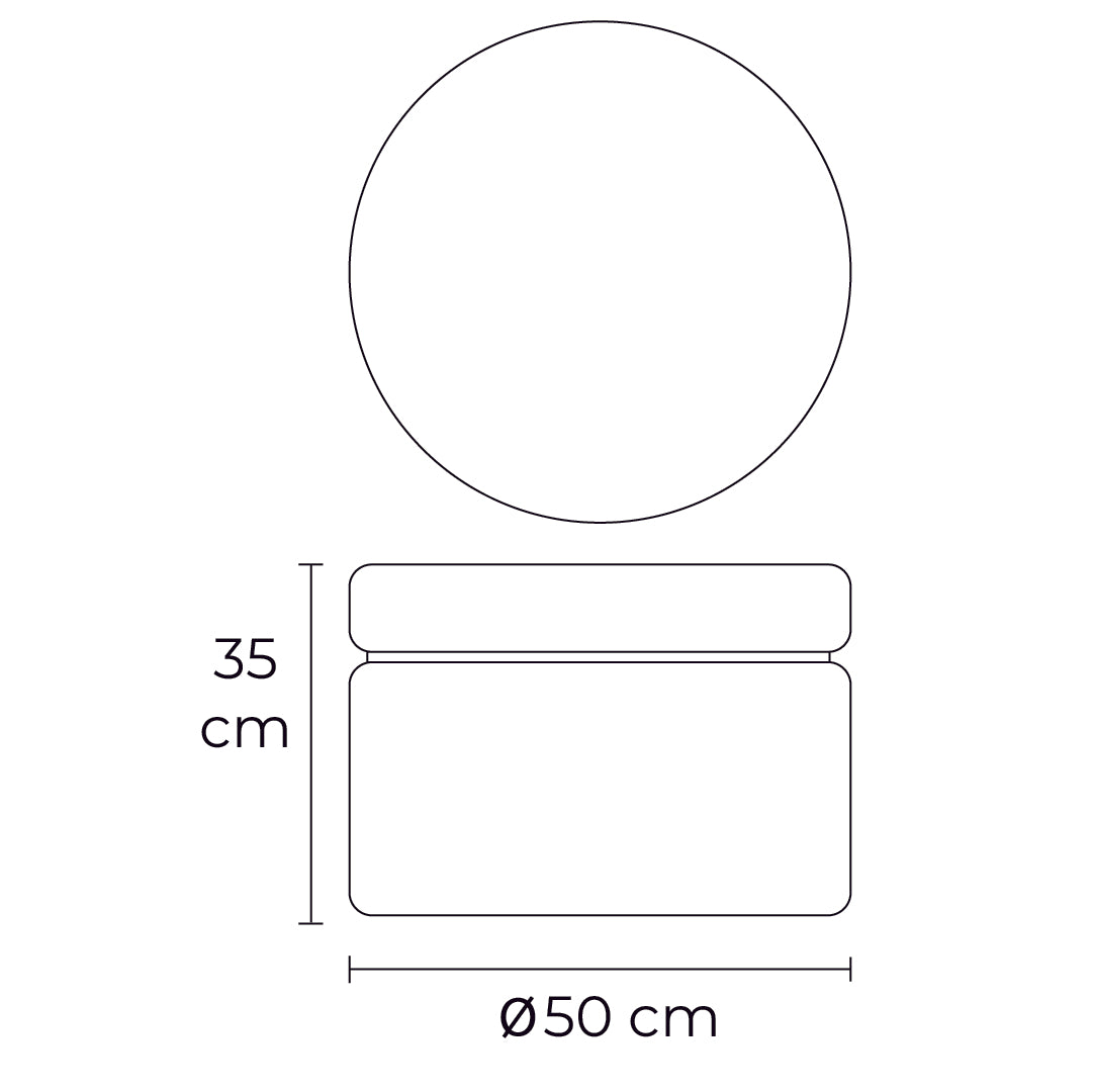 mesita central bambú