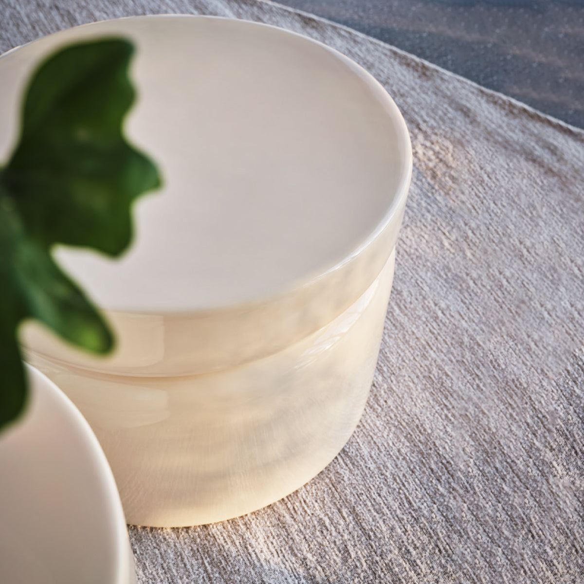 mesita central bambú