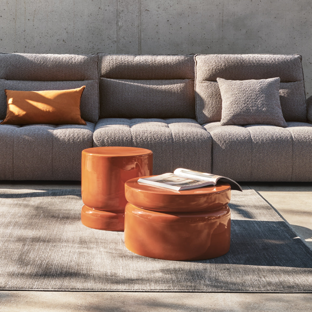 mesita lateral bambú