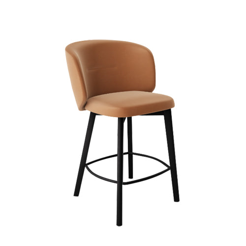 banco sweel tipo piel y madera