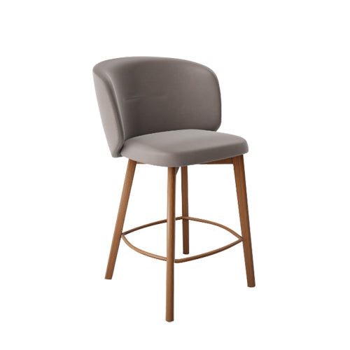 banco sweel tipo piel y madera