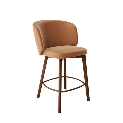 banco sweel tipo piel y madera