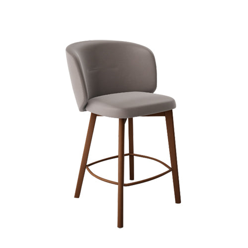 banco sweel tipo piel y madera