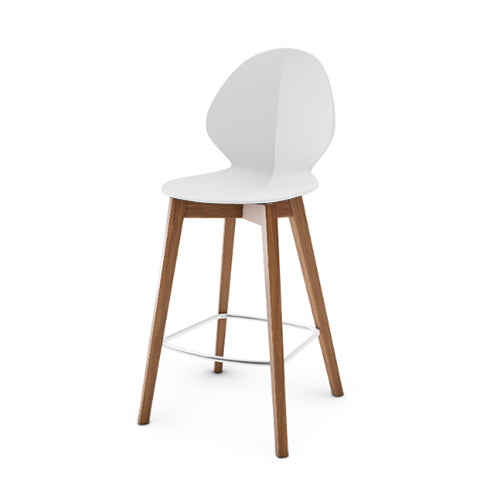 banco basil polipropileno y madera