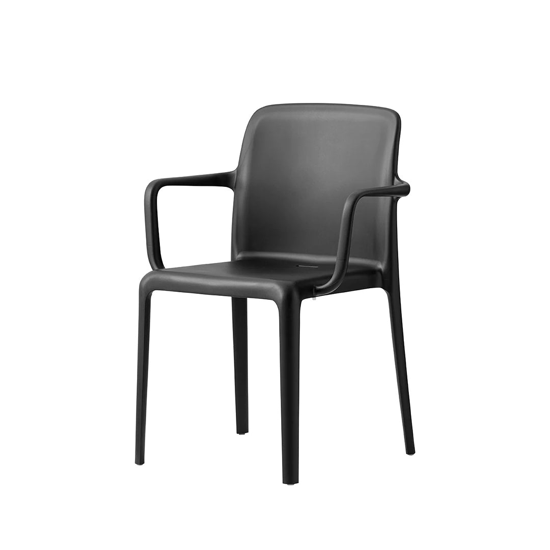 Silla Italiana sustentable Bayo con brazos. Muebles Italianos variant