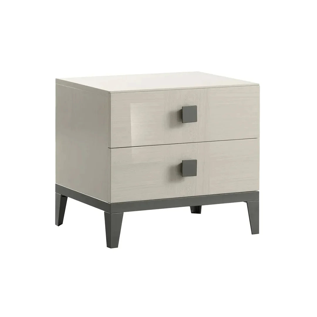 Recámara completa Mont blanc Queen Size. Muebles Italianos