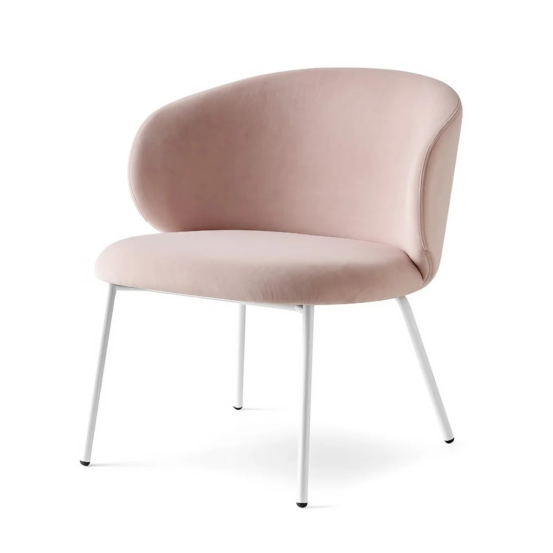 Butaca italiana Tuka en base de metal. Muebles Italianos