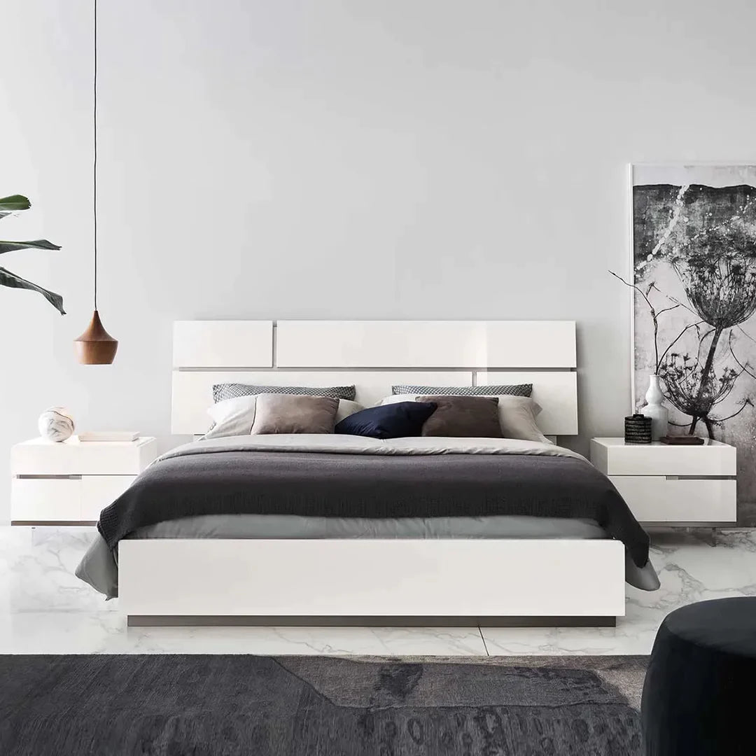 Cama Artemide Queen Size. Muebles Italianos