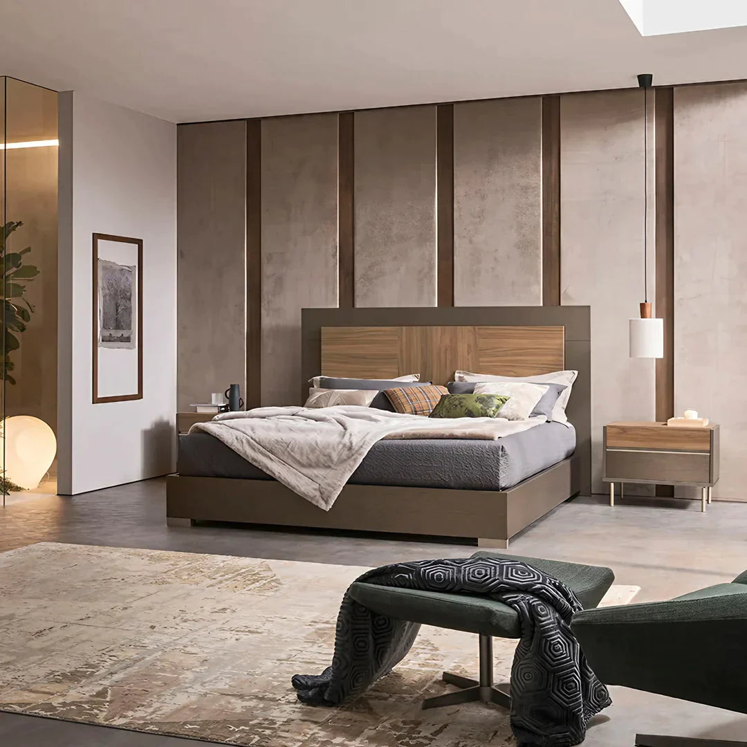 Cama City Life King Size. Muebles Italianos
