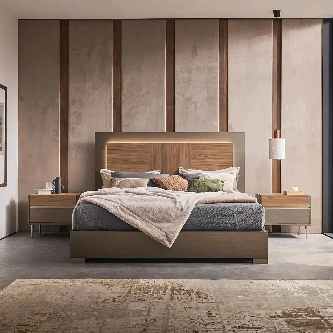 Cama City Life King Size. Muebles Italianos