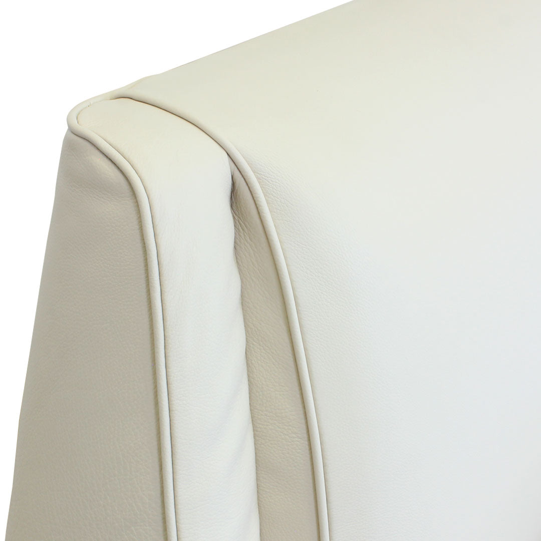 Cama Cuzco Natuzzi King Size piel Le mans rosa beige