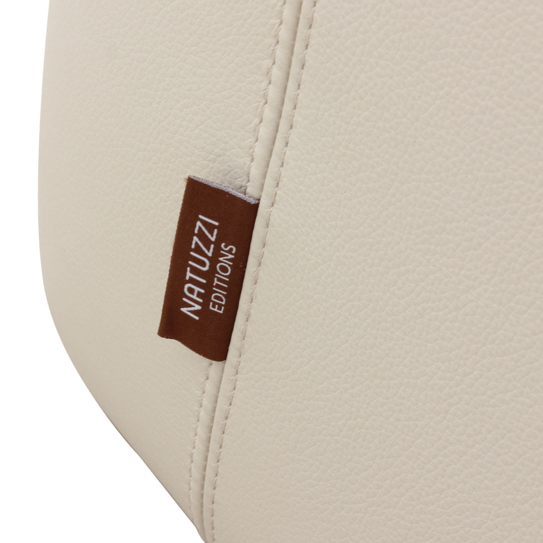 Cama King Size Cuzco Natuzzi piel Le mans rosa beige