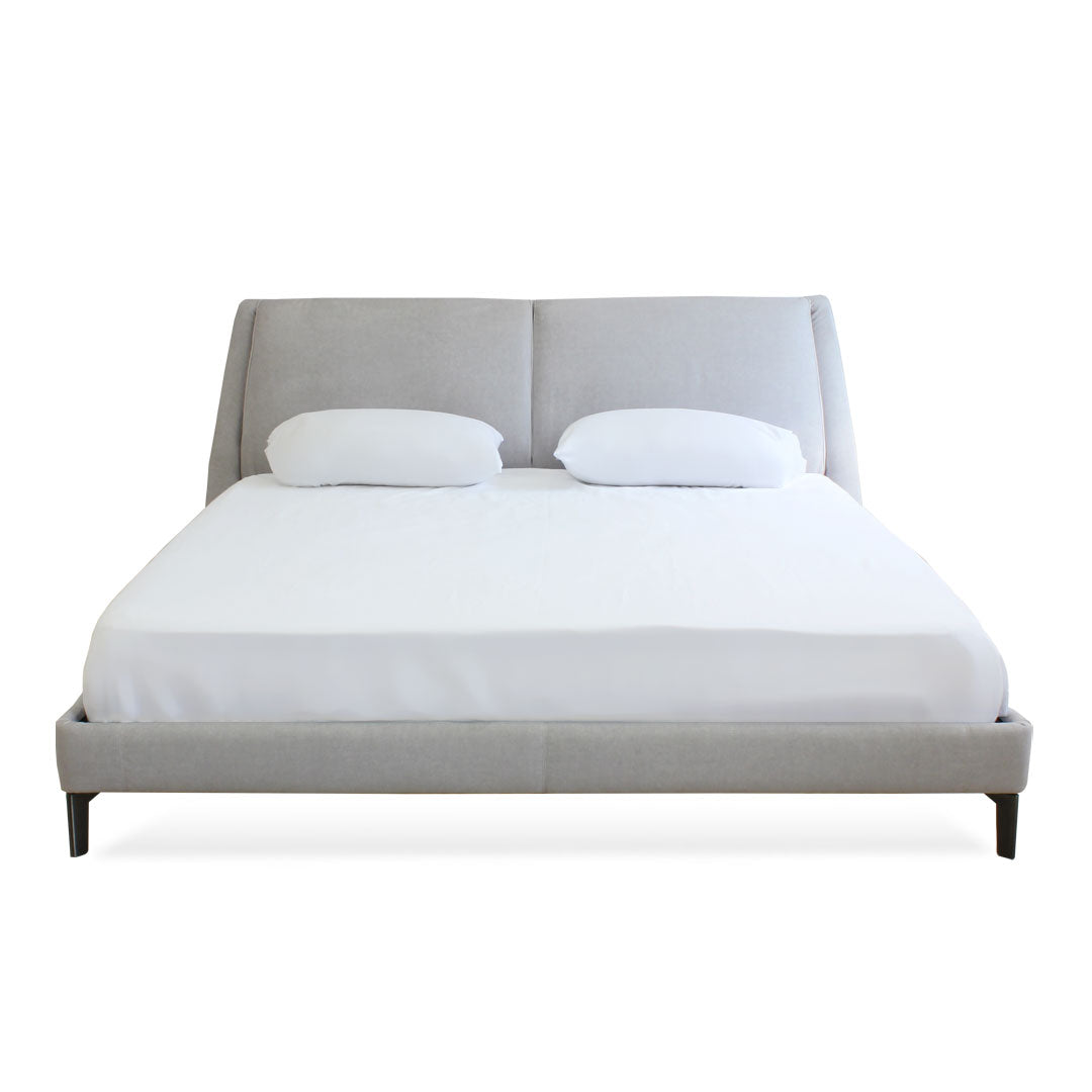 Cama Cuzco Queen Size Tela y Piel