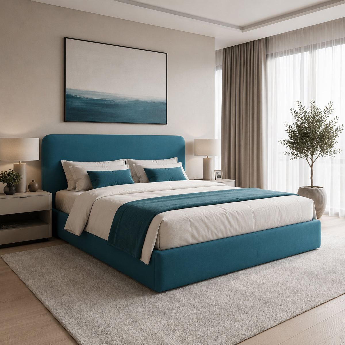 Cama Queen Size Emily Confort