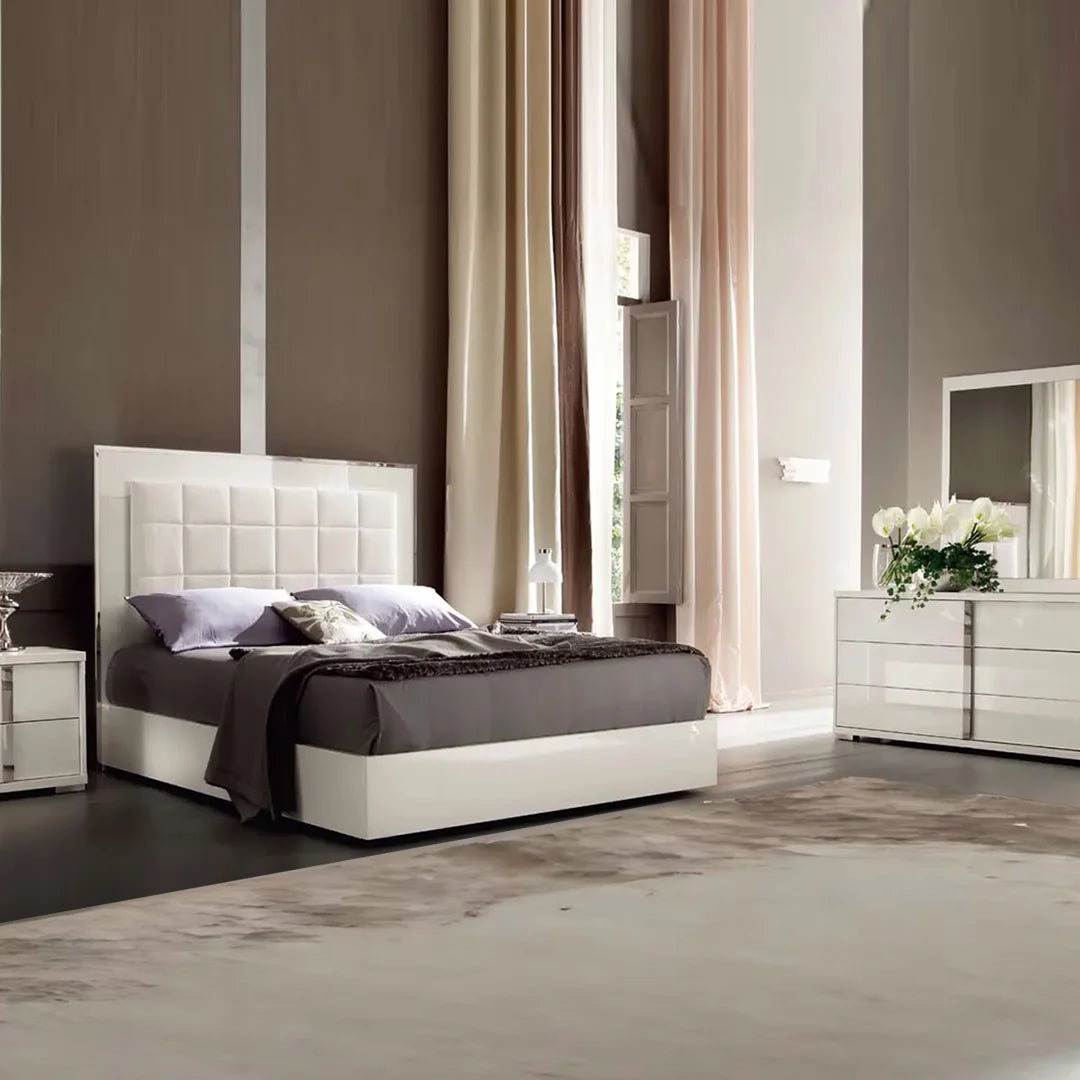 Cama Imperia Matrimonial. Muebles Italianos