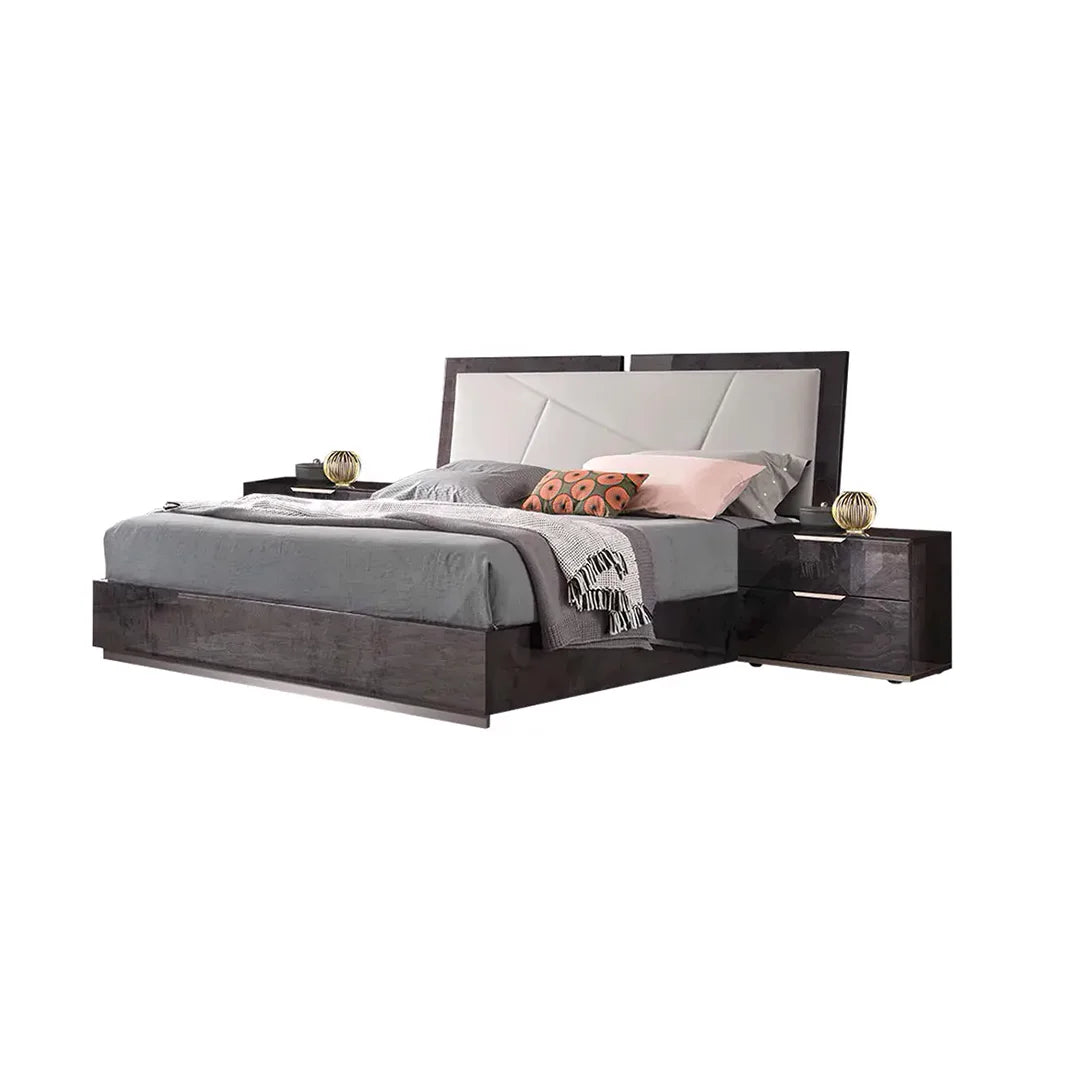 Recámara completa King size Riviera. Muebles Italianos
