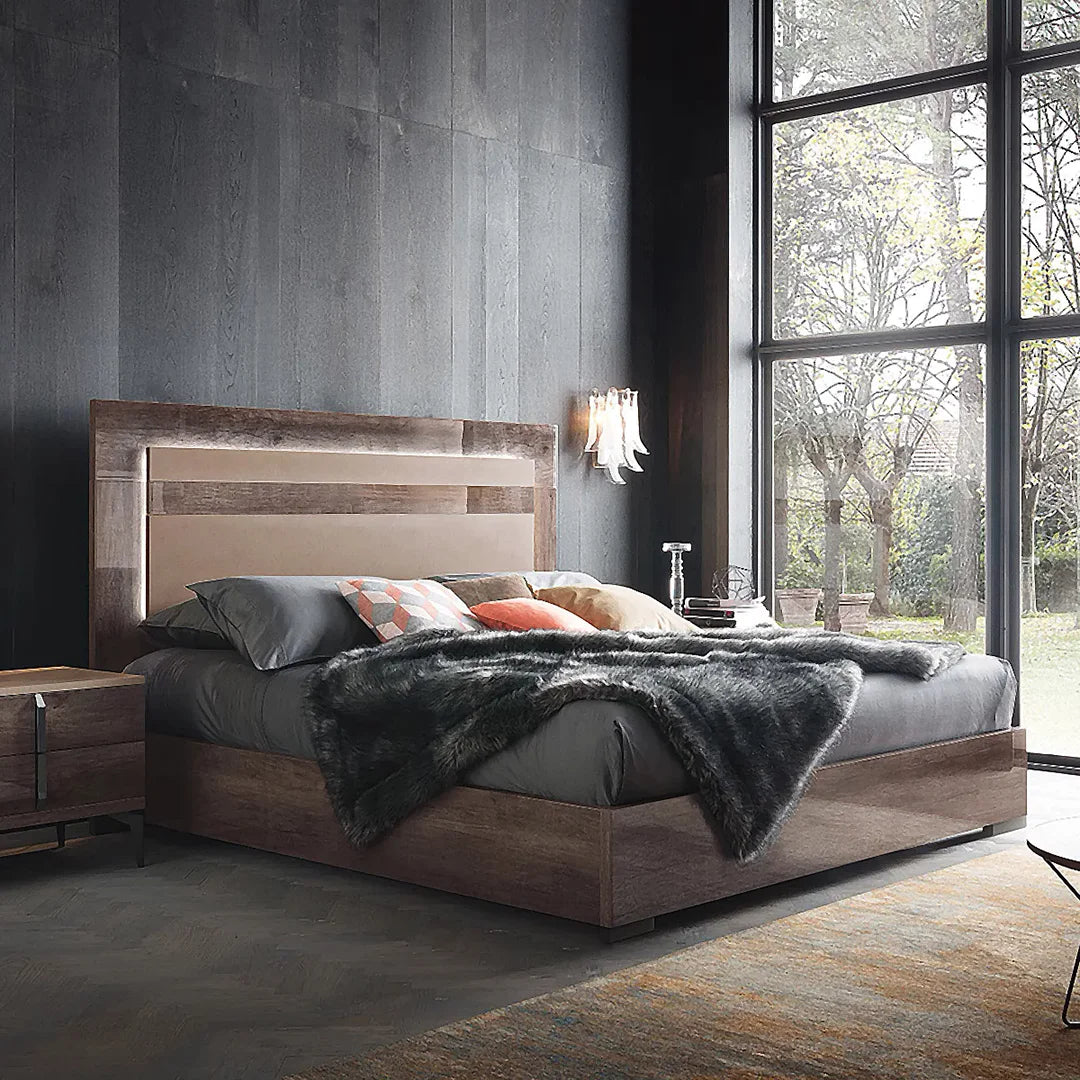 Cama Matera King size. Muebles Italianos