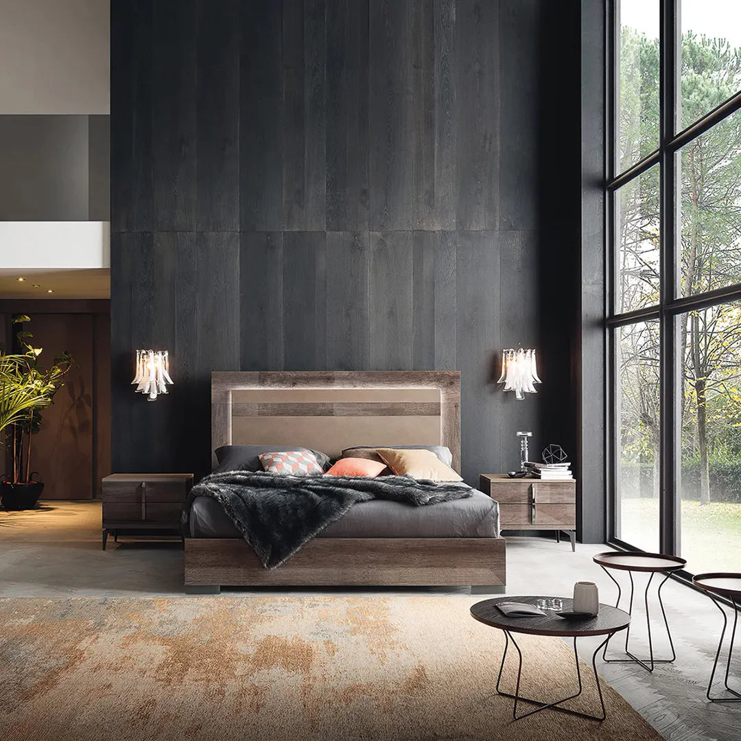 Cama Matera King size. Muebles Italianos