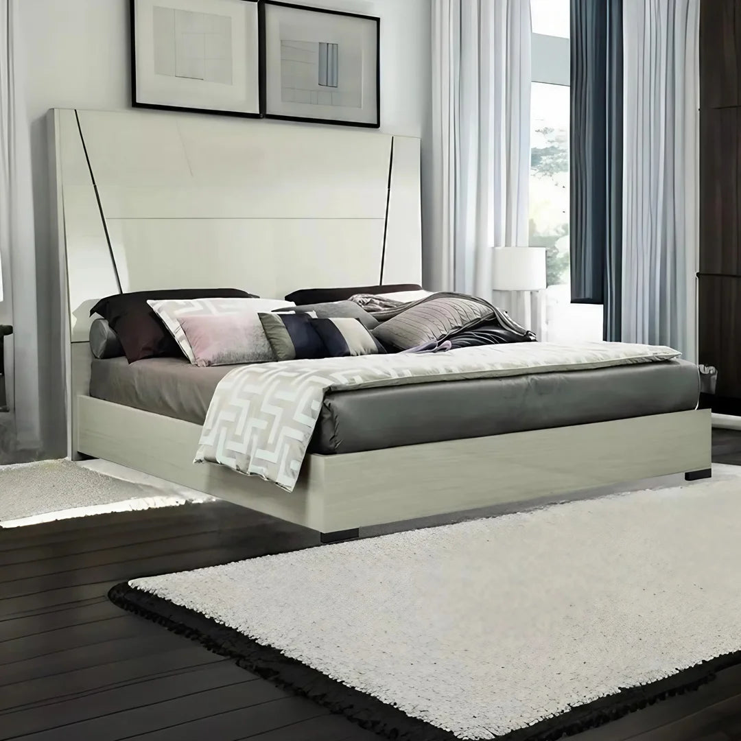 Cama Mont blanc Queen Size. Muebles Italianos