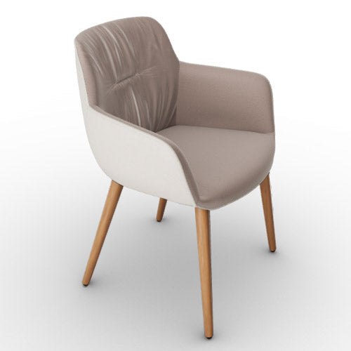 silla cocoon mix madera