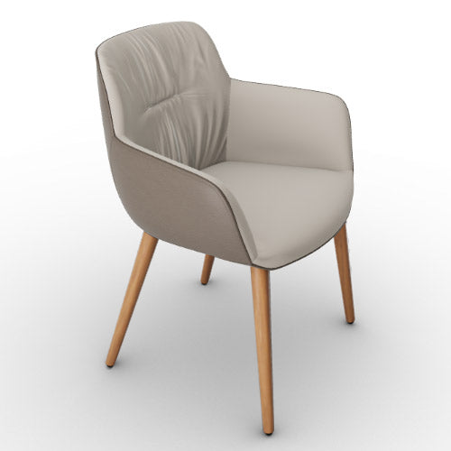 silla cocoon mix madera